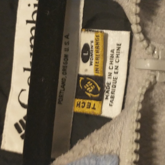 Columbia woman's size L full zip Titanium Tech Interchange fleece jacket - Picture 5 of 16